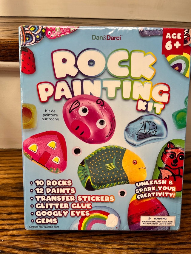 Dan&Darci Rock Painting Kit - arts and crafts