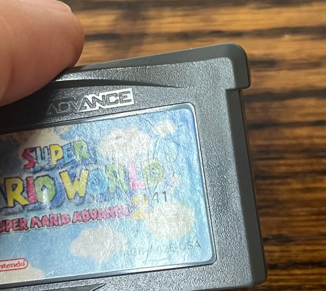 Super Mario World Advance 2 authentic GBA - photo 3