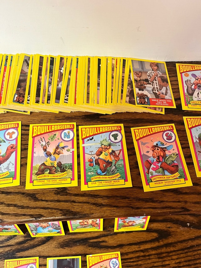 Vintage Topps Alf Bouilla Baseball Cards