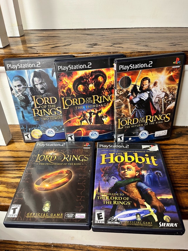 Lord of the Rings PlayStation 2 Games