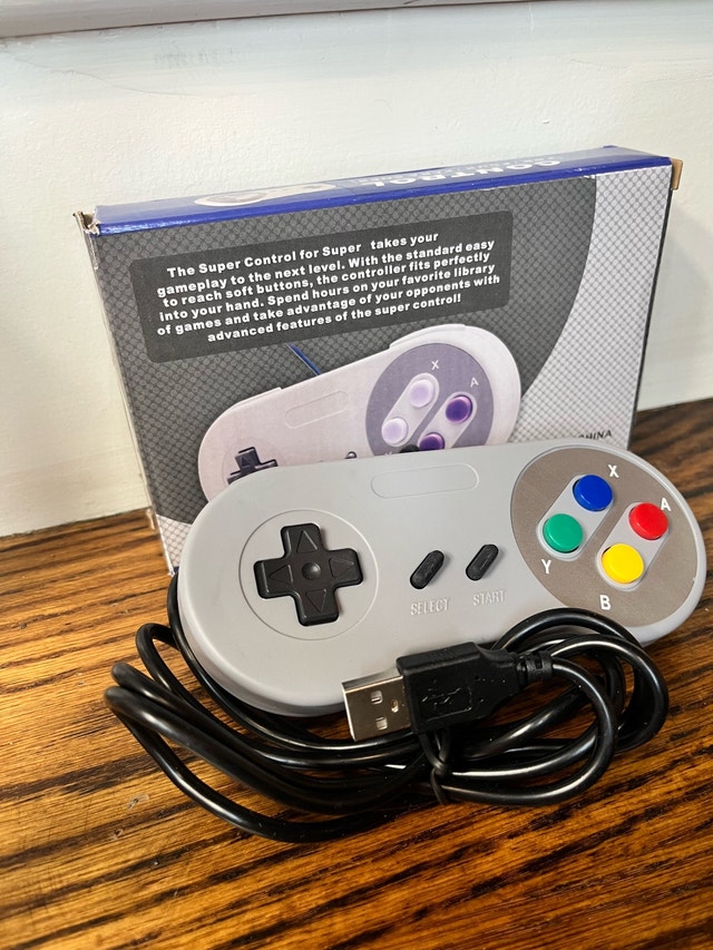 Super Nintendo Style USB Controller for PC - photo 2