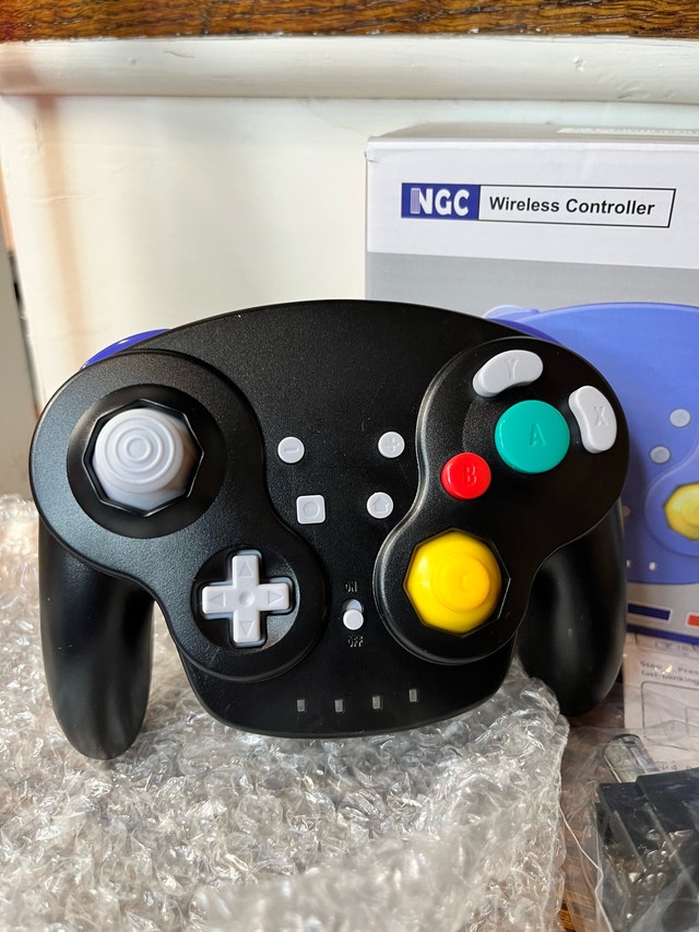 Wireless Black Nintendo GameCube Controller