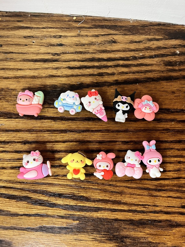 Set of 10 Sanrio Hello Kitty Crocs Charms
