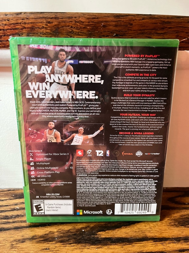 Brand New NBA 2K25 Xbox Series X - photo 2