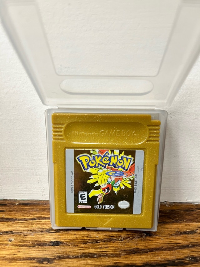 Pokemon Gold Version for Gameboy new save battery installed