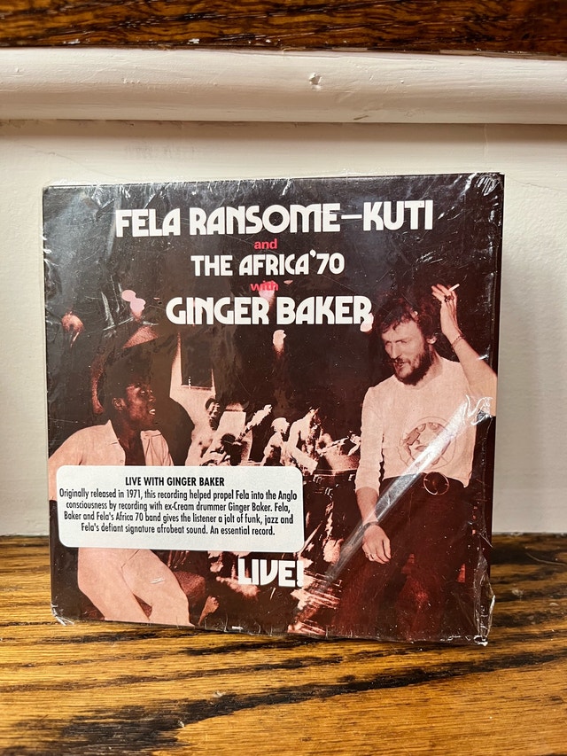 Fela Kuti with Ginger Baker the Africa 70 cd like new