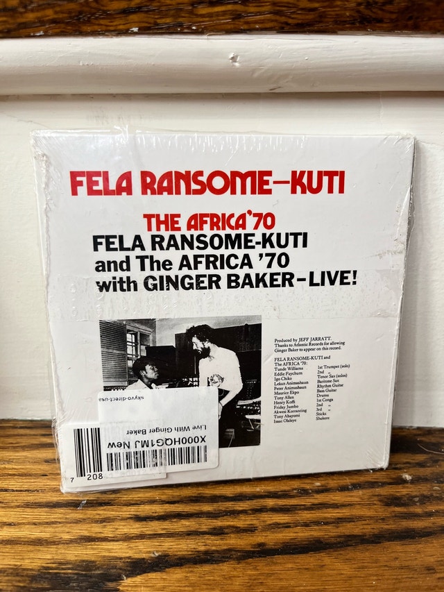 Fela Kuti with Ginger Baker the Africa 70 cd like new - photo 2