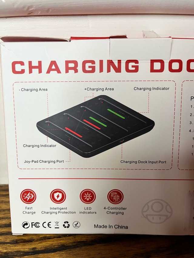 Nintendo Switch 4 Joy-Con Controller Charger Dock