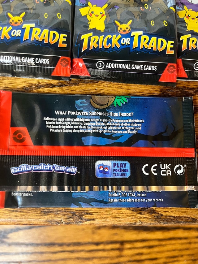 10 Pokemon Trick or Trade Packs - photo 2