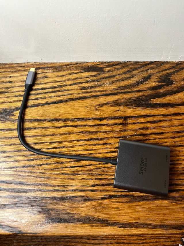 Selore&S-Global USB-C to Dual HDMI Adapter