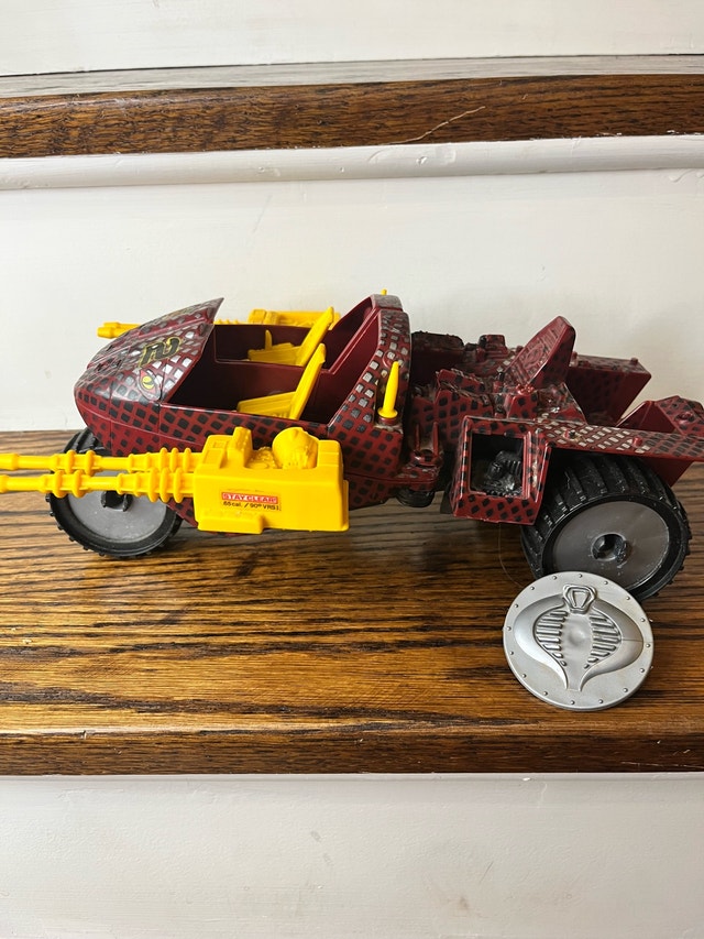 Vintage GI Joe Python Patrol Stun Vehicle 1986 Hasbro ARAH Cobra
