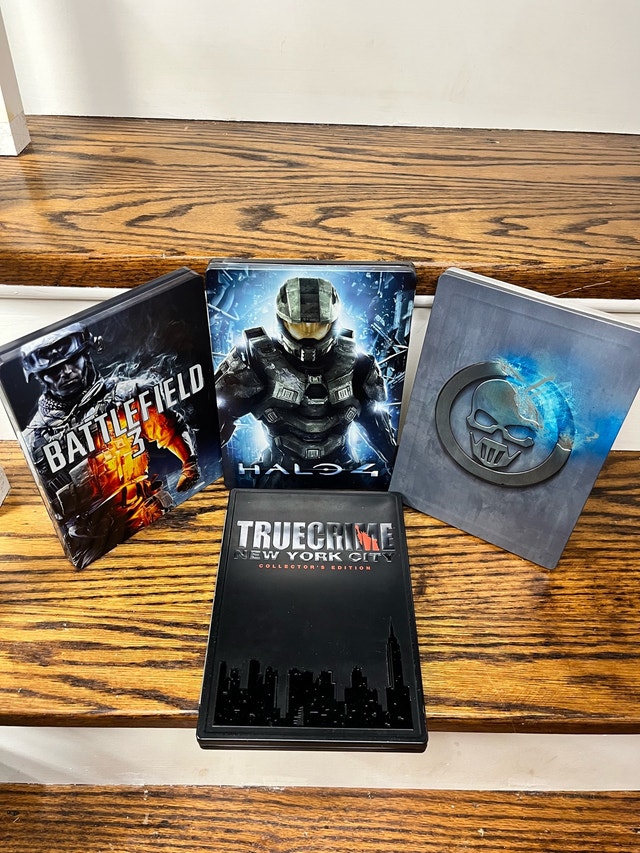 Rare Xbox 360 Steelbook Lot - Halo 4 Future Shop Exclusive