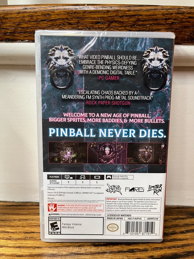 Demon's Tilt Nintendo Switch Brand New - photo 2