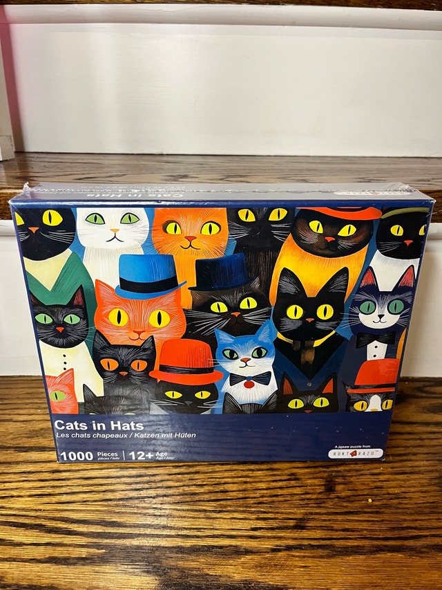 Buffalo Cats in Hats Puzzle