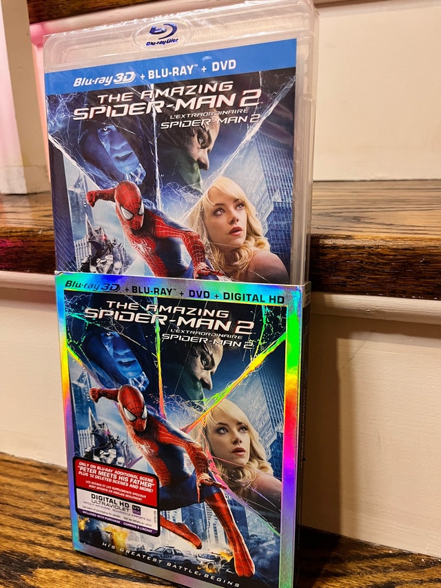Amazing Spider-Man 2 3D Blu-ray Brand New w/ Slipcover - photo 2
