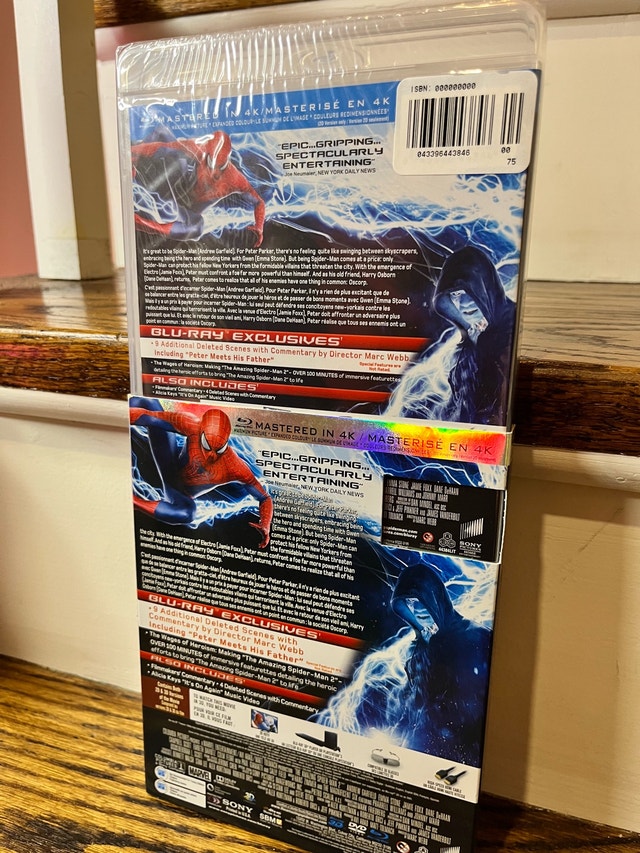 Amazing Spider-Man 2 3D Blu-ray Brand New w/ Slipcover - photo 3