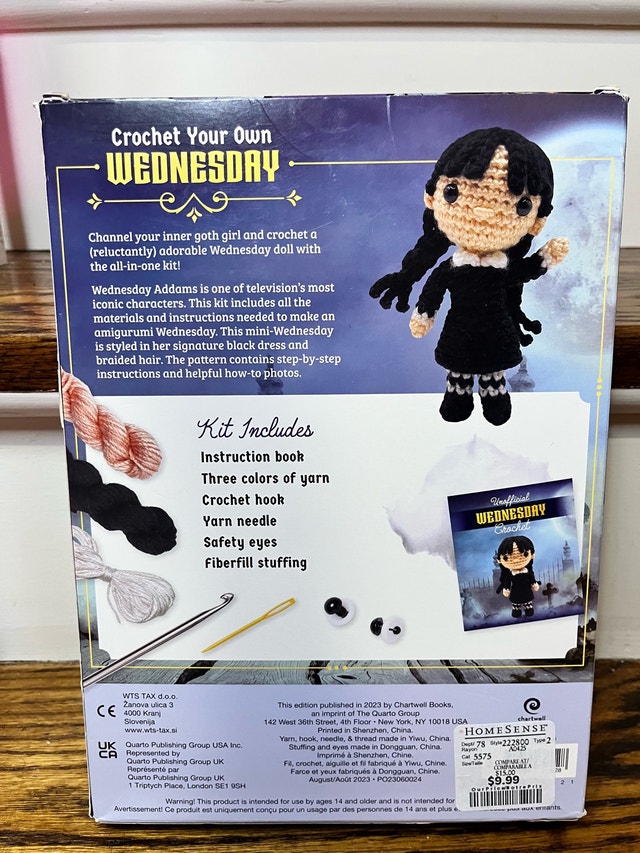 Wednesday Adam’s Crochet Kit - photo 3