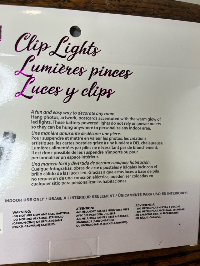 Home Decor Clip Lights - photo 3