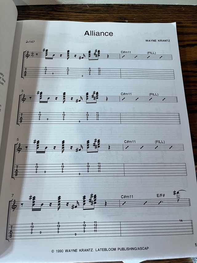 Wayne Krantz Jazz Guitar Music Book - photo 4