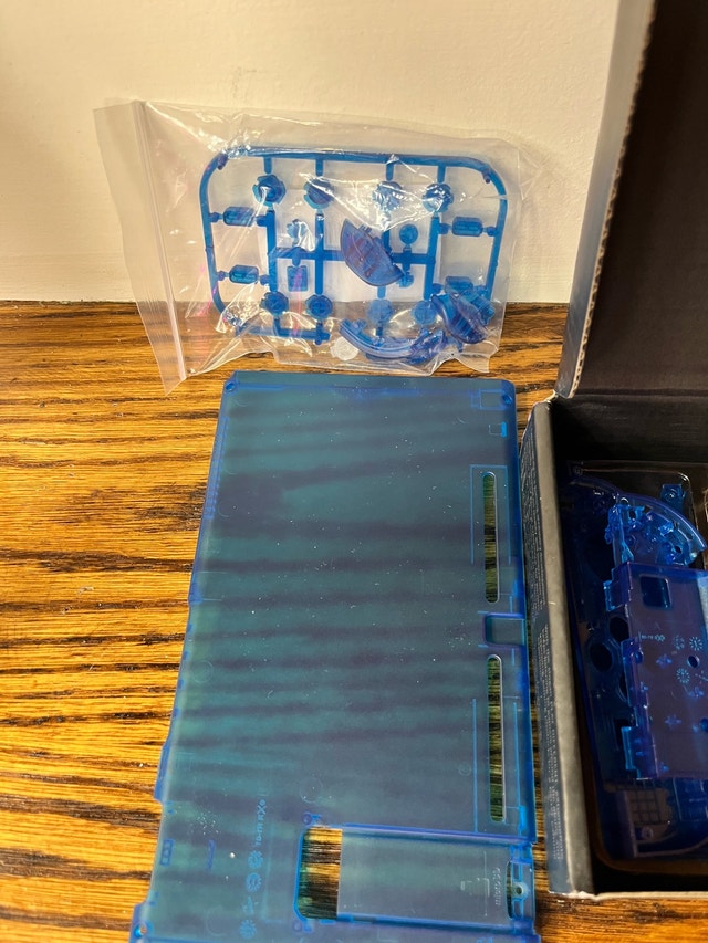 Replacement Blue Transparent Shell for Nintendo Switch - photo 3