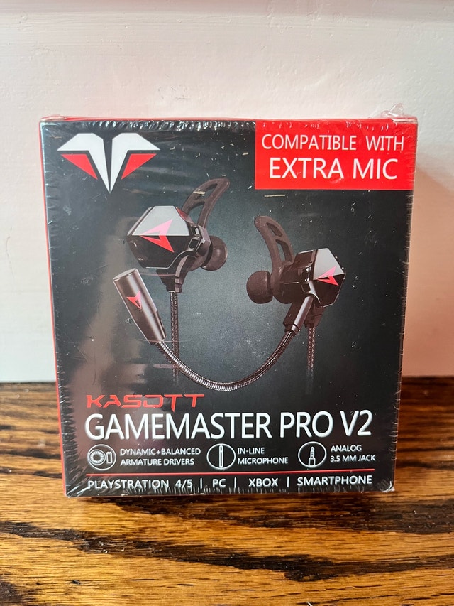 Kasott GameMaster Pro V2 Headphones w/ Mic