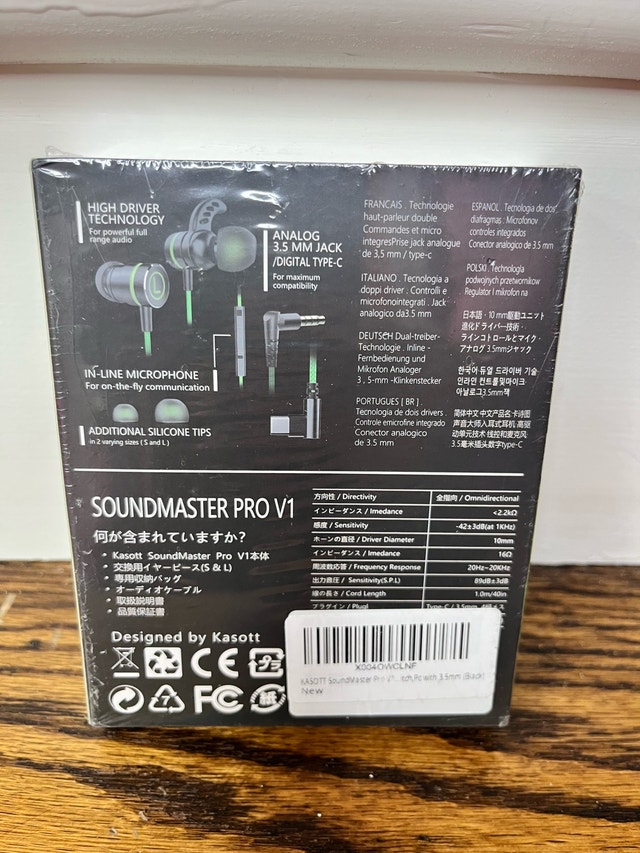 Kasott Soundmaster Pro V1 Earphones - photo 2