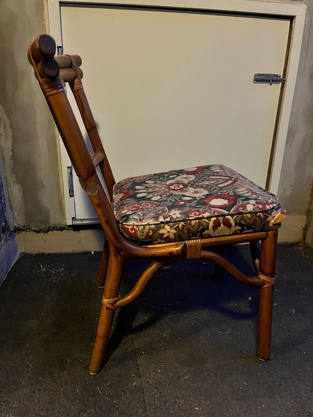 Vintage stylish Bamboo Chair - photo 2