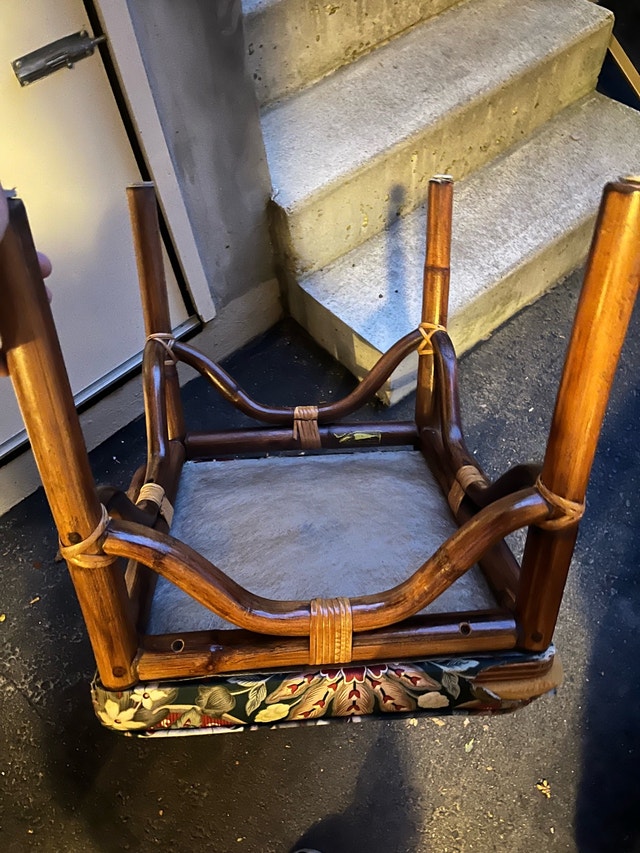Vintage stylish Bamboo Chair - photo 4