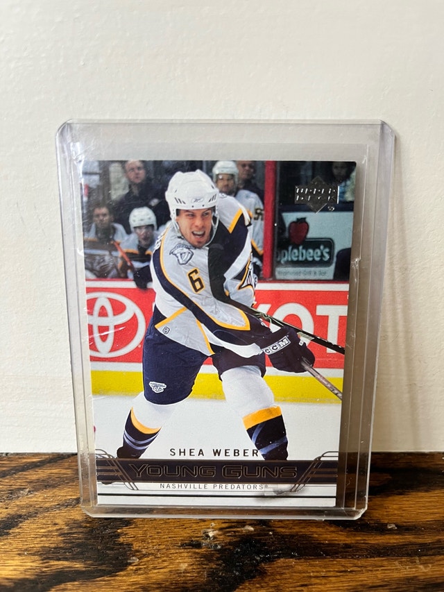 Shea Weber Young Guns Hockey Card