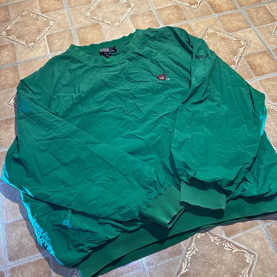 Vintage 90s Polo Ralph Lauren Golf Windbreaker Pullover | XL | G