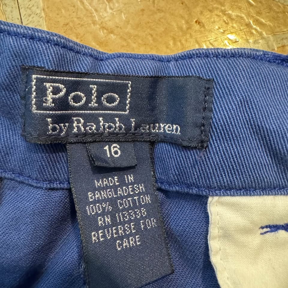 Polo Ralph Lauren Blue Cargo Shorts - 100% Cotton - photo 4