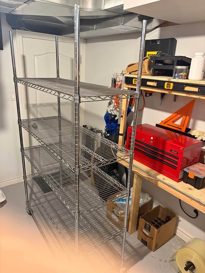 Heavy Duty Chrome Wired Shelf