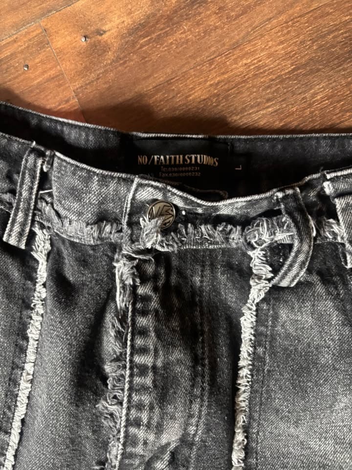 No Faith Studio Denim Pants - photo 3