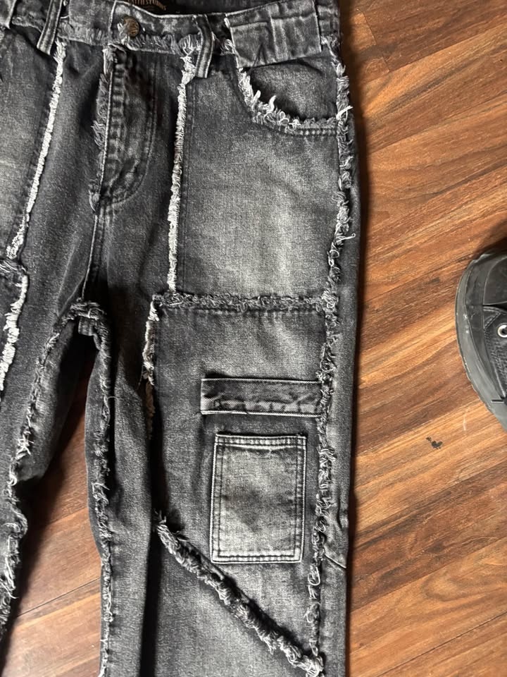 No Faith Studio Denim Pants - photo 4