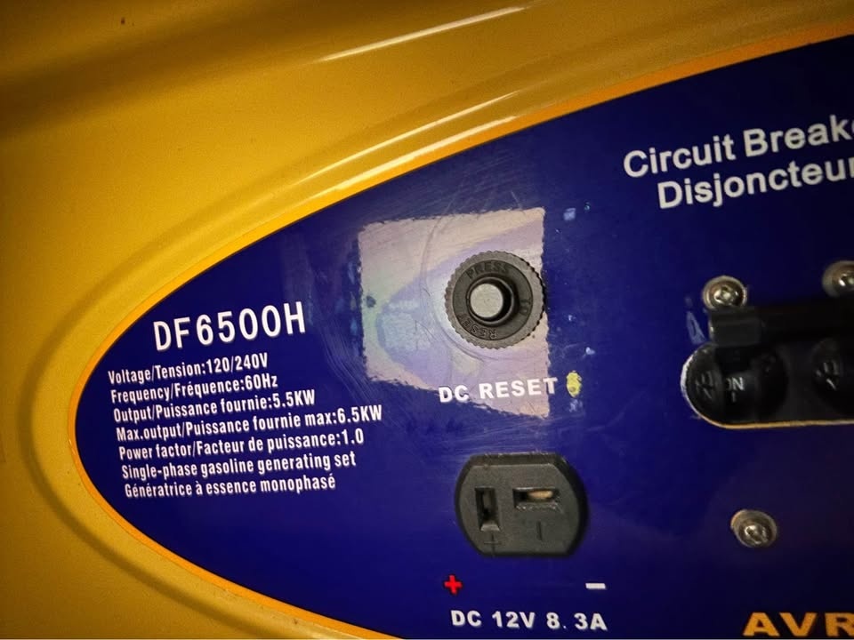 6500W Power Fist Generator – 120/240V – AVR – 25L Tank - photo 3