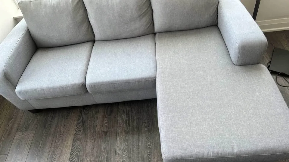 Structube Grey Sectional Sofa with Chaise (DELIVERY AVAILABLE) image indicator(6)