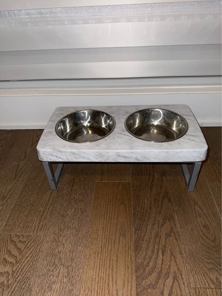 Chrome Marvel Dog Bowl - photo 2