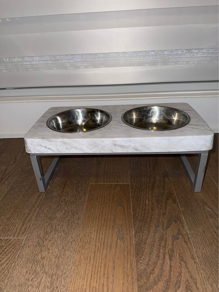 Chrome Marvel Dog Bowl - photo 3