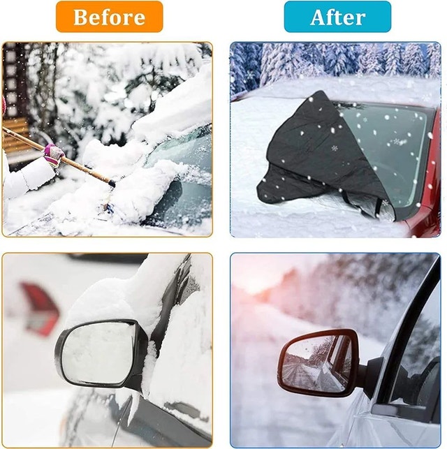 Car Windshield Snow & Sun Cover - 57" x 44" - photo 2