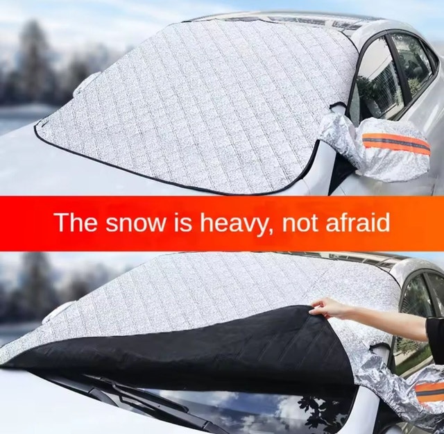 Car Windshield Snow & Sun Cover - 57" x 44" - photo 3