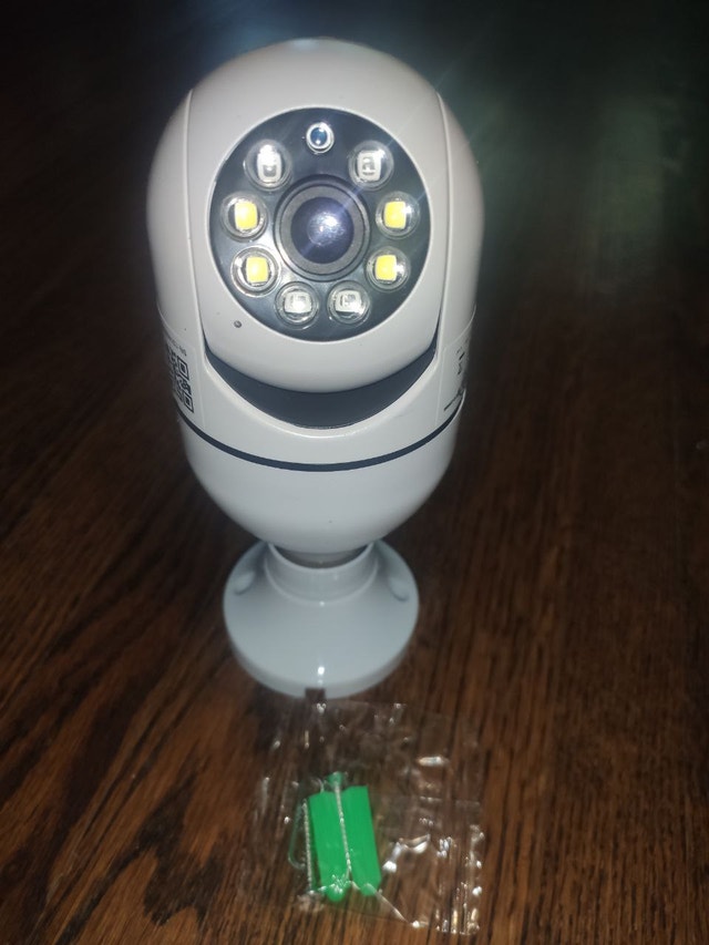 5G Light Bulb Security Camera 1080P Wireless Outdoor Indoor - photo 2