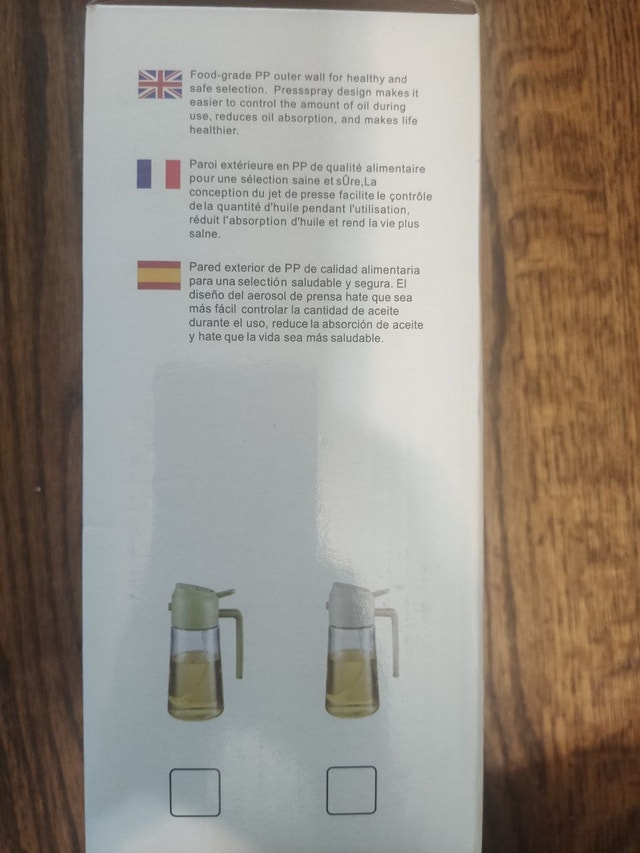 470ml 2-in-1 Olive Oil Spray Bottle - photo 3