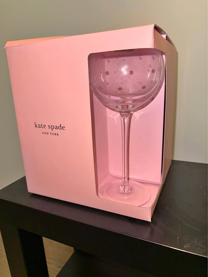 Kate Spade Wine Glasses set of 4