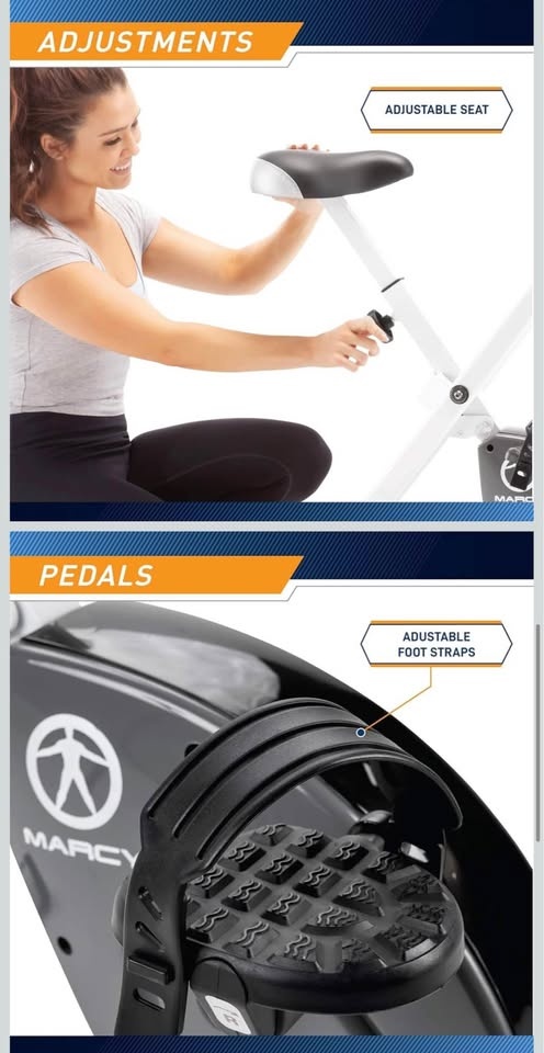 Marcy Foldable Upright Exercise Bike - photo 2