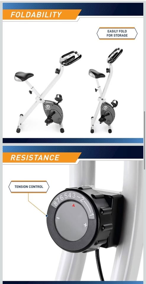 Marcy Foldable Upright Exercise Bike - photo 3