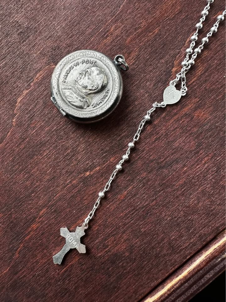 Antique ROMA Rosary - photo 3