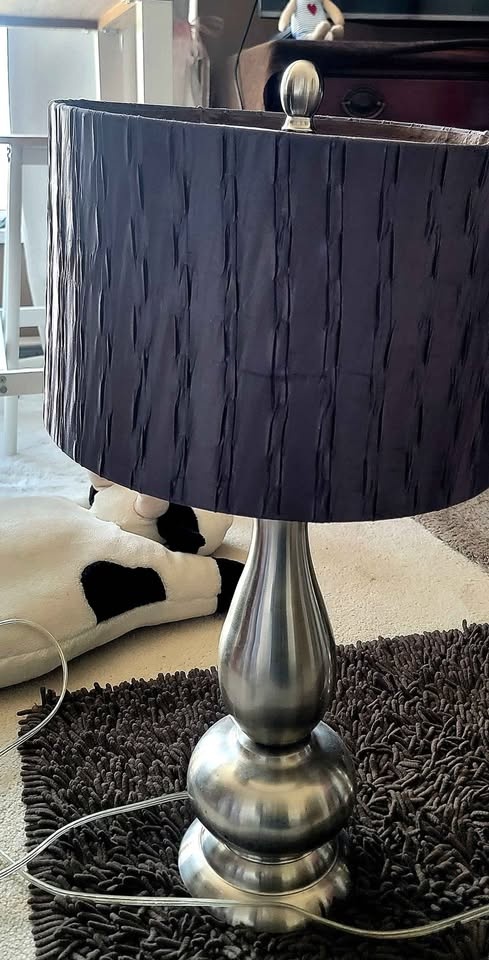 Pair of Lamps with Pleated Shades - photo 2