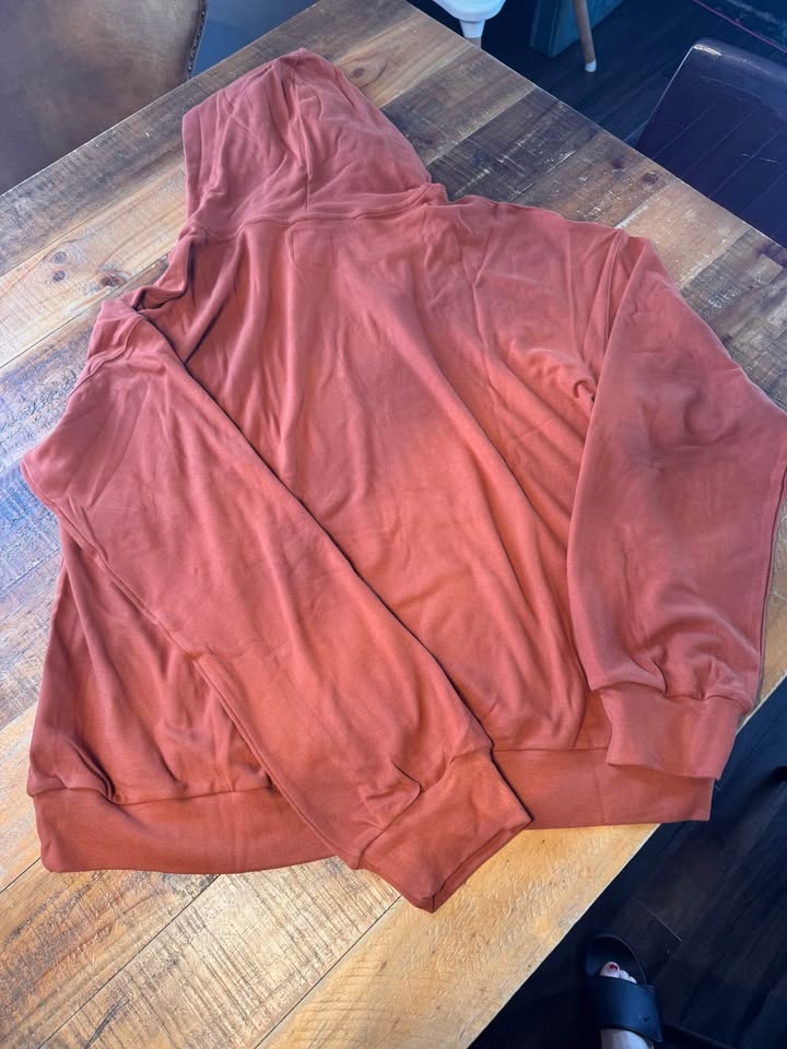 Ampersand Avenue Performance Fleece University Hoodie Burnt Oran - photo 5