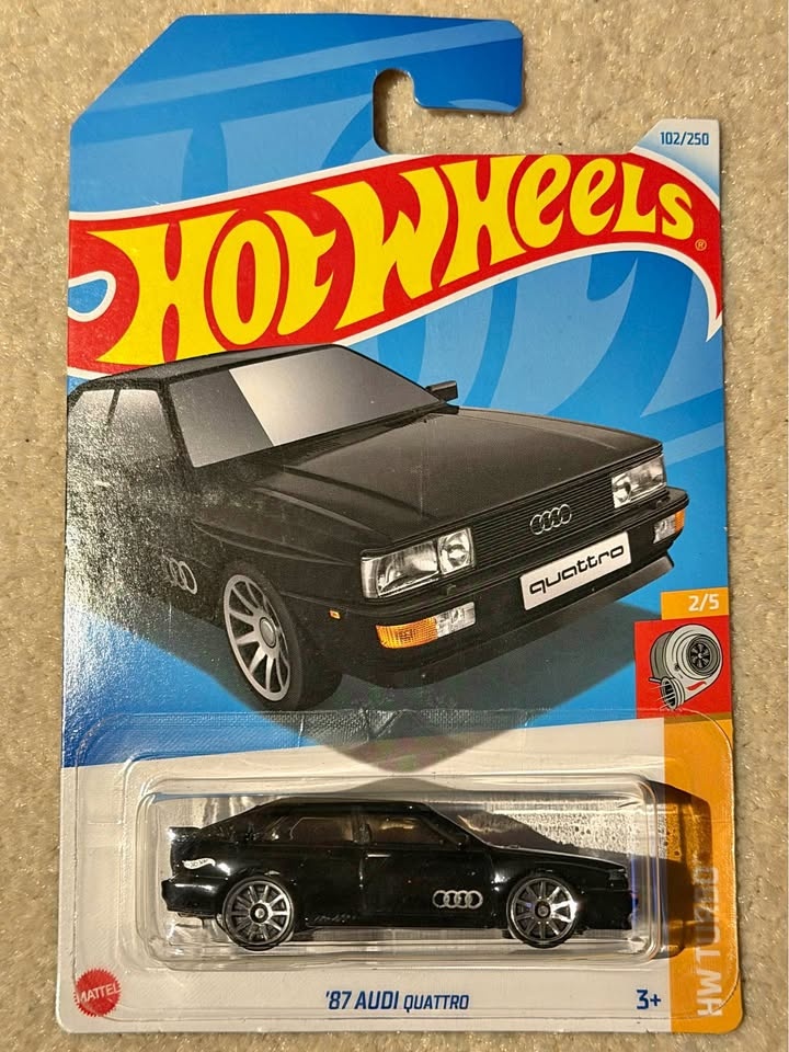 Hot Wheels: Black Audi Quattro