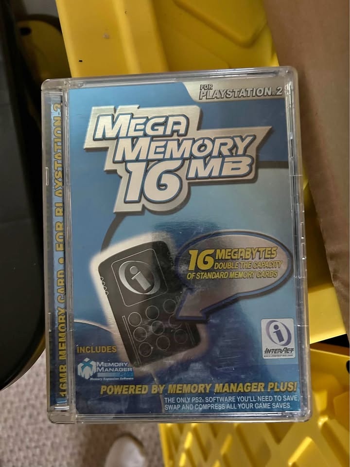 Mega memory 16 MB disc for Playstation 2
